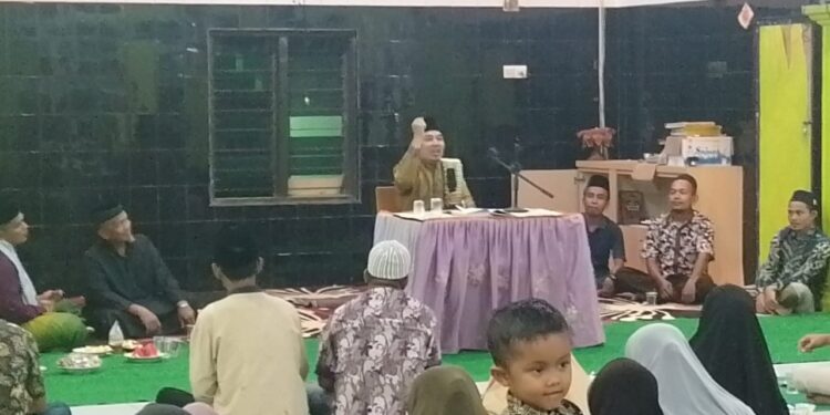 Surau Asam Limau Sundai Melaksanakan Acara Isra Mi’raj Nabi Muhammad SAW 1446 H (foto/Agustin)