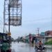 Banjir yang merendam 4 Desa di Brebes. (foto/ist)
