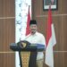 Kepala BP Batam Muhammad Rudi memberikan pengarahan untuk mendukung dan menjalankan Instruksi Presiden tentang efisiensi belanja dalam pelaksanaan APBN dan APBD tahun anggaran 2025, di Balairungsari BP Batam, Jumat (24/1/2025). (foto/ Ril Humas BP Batam)