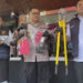 Jumpa pers perihal kasus perampokan di Sukolilo (foto/dok)