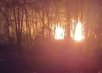 Dua sumur minyak ilegal di kawasan Taman Hutan Rakyat (Tahura) Senami, Jebak, Batanghari, Jambi (foto/ist)
