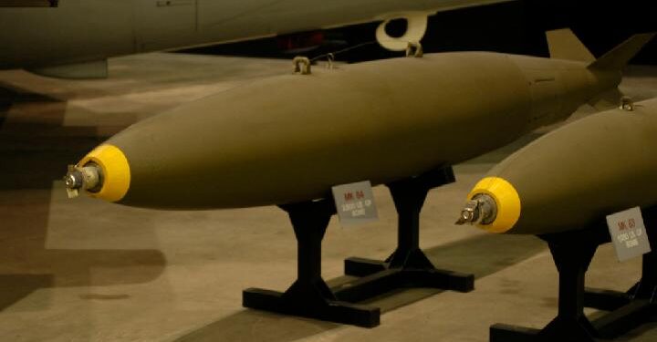 Bom MK-84 bom kiriman AS telah sampai di Israel (foto/ist)