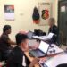 kordinator PT Jalur Nugraha Ekakurir (JNE) cabang Anambas, SF diamankan karena perbuatannya yang menggelapkan uang perusahan sebesar Rp 157 juta. (foto/dok)