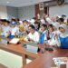 Kepala Dinas Komunikasi dan Informatika (Kominfo) Kota Batam, Rudi Panjaitan, S.STP., M.Si, menerima kunjungan literasi digital dari siswa SD Kartini II, di Kantor Wali Kota Batam, Selasa (18/2/2025).  (foto/Diskominfo Batam)