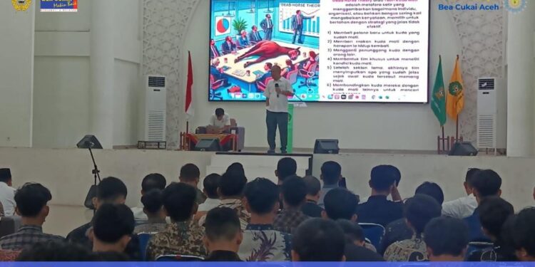 Kanwil Bea Cukai Berikan Kuliah Umum di UIN Ar-Raniry. (Foto/Humas)