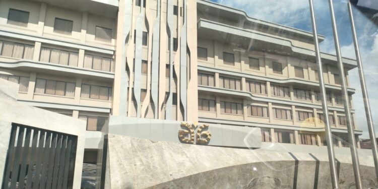 Hotel GGI berlokasi di Batu Ampar yang diduga menjadi markas perjudian kasino. (Foto/Jasniwati).
