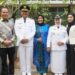 Bupati Langkat H. Syah Afandin, SH dan Wakil Bupati Langkat Tiorita Br Surbakti, SH. di Istana Kepresidenan Jakarta, Kamis (20/2/2025). (foto/Diskominfo Langkat)