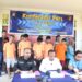 Konferensi pers pengungkapan kasus tindak pidana pencurian dengan pemberatan (Curat) yang terjadi di Perum Winner Millenium Mansion, Kecamatan Bengkong, Kota Batam yang dipimpin oleh Kanit Reskrim Polsek Bengkong, Iptu Marihot Pakpahan, S.H., M.H., didampingi oleh anggota Opsnal Polsek Bengkong, Aipda Gusti Komang, serta anggota Sihumas Polresta Barelang, Brigadir Handoko Pasaribu, Kamis (27/02/2025). (foto/dok)