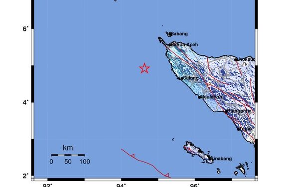 Gempa Besar M5,2 Guncang Banda Aceh, Dirasakan Sejumlah Daerah (foto/BMKG)