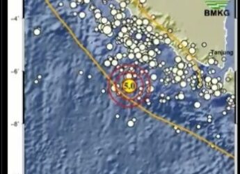 Gempa M5,0 Guncang Enggano Siang Ini (foto/BMKG)