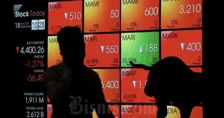 IHSG anjlok terus menurus. (foto/net)
