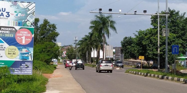 Kamera ETLE di Batam. (foto/ist)