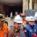 Kasat Reskrim Polres Metro Jakarta Barat AKBP Arfan Zulkan saat memberikan keterangan penyebab kebakaran Glodok Plaza. (foto/dok)