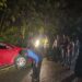 Kecelakaan lalulintas tunggal pengedar uang palsu di Tanjungsari, Gunungkidul. (foto/ist)