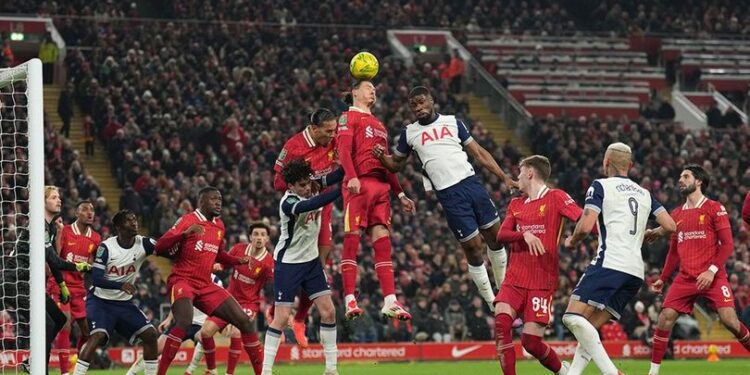 Liverpool Vs Tottenham 4-0, di Final Carabao Cup 2024/2025. (Foto/Internet).