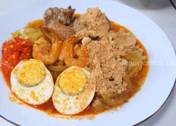 Lontong Cap Go Meh. (foto/Dapur Cantik Channel)