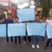 Massa Desak Polda Sumut Panggil dan Periksa Plt Kadisdik Langkat Terkait SPT Bodong (foto/ist)