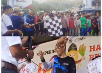 Senam Sehat bertajuk doorprize yang digelar di Anambas (foto/ist)