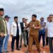 Ketua DPRD Kepri, Iman Sutiawan, tinjau proyek reklamasi di Bengkong. (Foto/Dokumentasi).