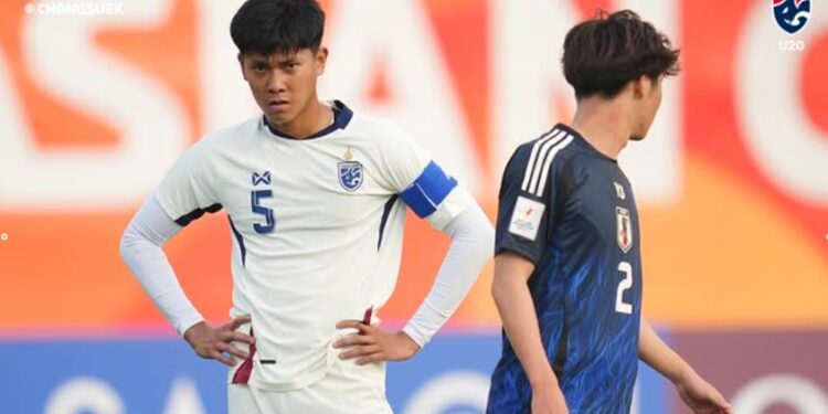 Suasana laga Timnas Jepang U-20 vs Thailand U-20 di Piala Asia U-20 2025. (foto/Instagram)