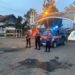 Satuan Samapta Polres Tulang Bawang, Polda Lampung, menggelar patroli sahur, Rabu (19/03/2025). (foto/Maria)