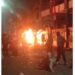 Kericuhan Warnai Demo Tolak UU TNI di Malang, Dua Pos Kantor DPRD Dibakar (foto/ist)