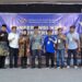 Ketua Umum BPD Himpunan Pengusaha Muda Indonesia (HIPMI) Kepulauan Riau, Sari Dewi Mulyawati, menjadi tamu kehormatan di Konferkot Persatuan Wartawan Indonesia (PWI) Kota Batam, Sabtu, 15 Maret 2025. (foto/Humas PWI Kepri)