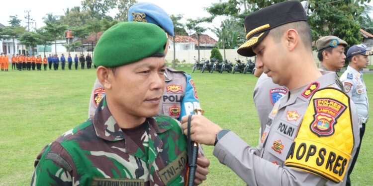 Polres Tulang Bawang, Polda Lampung akan menggelar Operasi Kepolisian Terpusat dengan sandi "Ketupat Krakatau 2025". (foto/Maria)