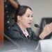 Wakil Kepala BP Batam, Li Claudia Chandra memaparkan program Percepatan Pembangunan Batam Maju terkait pengelolaan sampah dan penertiban papan reklame liar di Batam. (foto/Humas BP Batam)