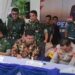 Pangdam I/BB Mayjen Rio Firdianto memberi keterangan pers terkait hasil penggerebekan. (foto/dok)