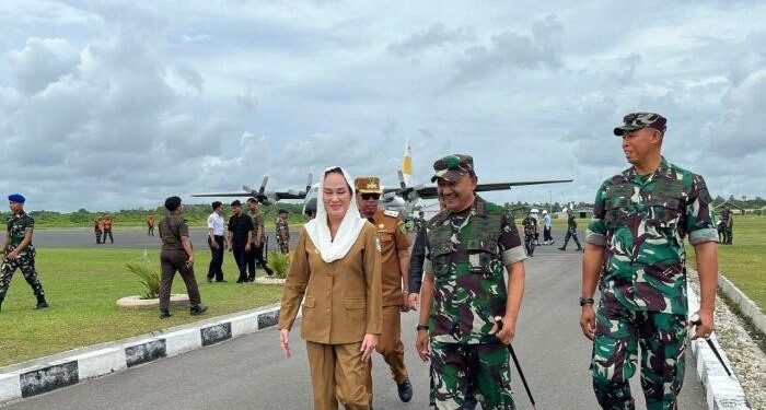 Kunker Pangkoopsudnas), Marsdya TNI Ir. Tedi Rizalihadi S., M.M., ke Kabupaten Natuna. (Foto/Istimewa).