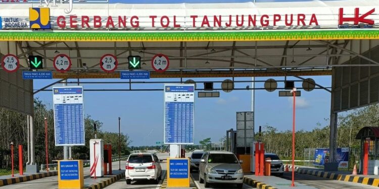 Jalan Tol Tanjung Pura-Pangkalan Brandan segera diberlakukan. (Foto/Sofyan).