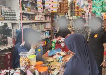 Bea Cukai Lhokseumawe Bersama Satpol PP-WH Gempur Rokok Ilegal di Aceh Utara. (Foto/Humas).