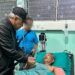 Dua Jaksa yang menjadi korban pembacokan oleh orang tak dikenal terbaring dirumah sakit. (Foto/Supriadi).