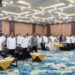 Sekretaris Daerah Kabupaten Langkat Amril, S.Sos., M.AP menghadiri Rapat Koordinasi . (Foto/Kominfo).