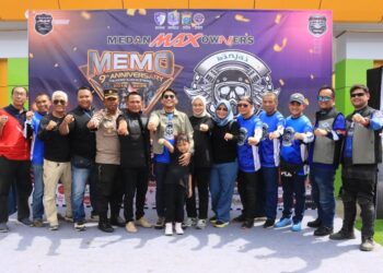 Wakil Wali Kota Binjai, Hasanul Jihadi, saat menghadiri kegiatan Binjai Bikers Day 2025 . (Foto/Dokumentasi).