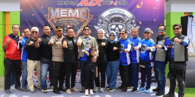 Wakil Wali Kota Binjai, Hasanul Jihadi, saat menghadiri kegiatan Binjai Bikers Day 2025 . (Foto/Dokumentasi).