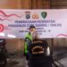 Personil Polres Langkat Gelar Pemeriksaan Kesehatan Gratis bagi Pengemudi Ojek Online. (Foto/Rocardo).