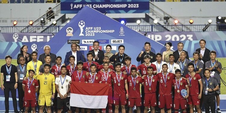 Para pemain Timnas Indonesia U-23 Akan Bberlaga di Piala AFF U-23 Tahun 2025. (Foto/Internet).