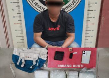 Polres Bireuen Tangkap Pengedar, 6,3 Kg Sabu Siap Edar. (Foto/Doc)