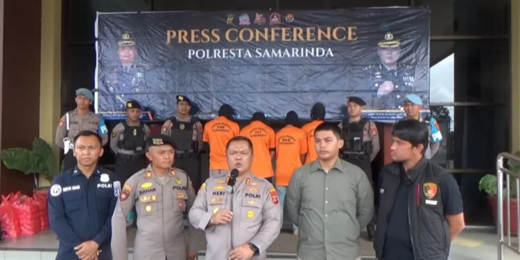 Polresta Samarinda mengungkap empat pelaku penyekapan dan dugaan pemerkosaan terhadap seorang anak di bawah umur. (Foto/Doc)