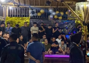 Pesta Gay yang Berhasil Diungkap Polisi di Puncak Bogor. (Foto/Doc)