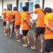 10 tersangka yang kita amankan yakni S (30), I (30), R (32), RH (33), Z (33), S, M, R, . (Foto/Dok).