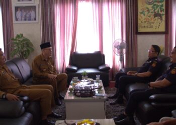 Bea Cukai Lhokseumawe Kunjungi Bupati Bener Meriah. (Foto/DJBC Aceh)