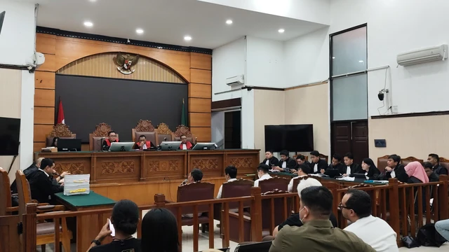 Sidang kasus pengamanan situs judi online Kominfo di Pengadilan Negeri Jakarta Selatan, Senin (14/7/2025). (Foto/Doc)