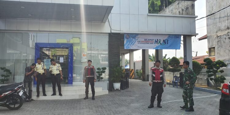 Personel Sat Samapta Polres Langkat Laksanakan Patroli Presisi. (Foto/JR. Siahaan)