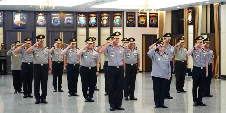 Upacara Kenaikan Pangkat di Institusi Polri. (Foto/Doc)