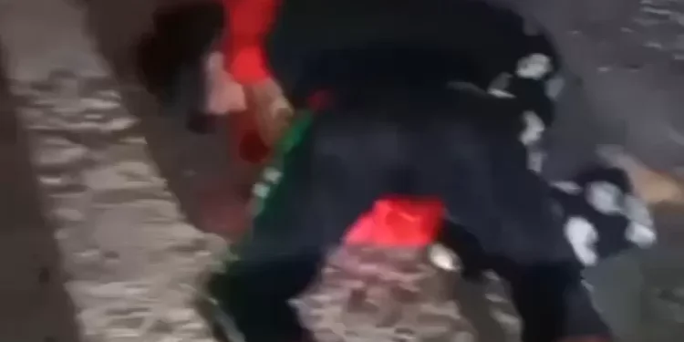 Cuplikan layar dari vidio duel maut di Cianjur. (Foto/Doc)
