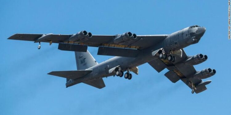 Pesawat pengebom B-52. (Foto/Doc)