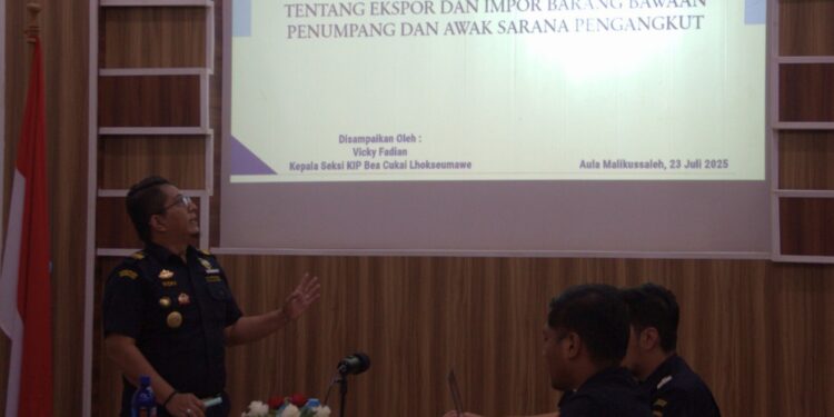Bea Cukai Lhokseumawe Perkuat Kompetensi Pegawai Hadapi Rencana Dibukanya Rute Pelayaran Internasional. (Foto/Doc)
